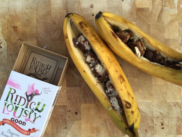 ridiculously good chocolade banaan bbq